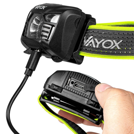 LATARKA CZOŁOWA AKUMULATOROWA VA0020 VAYOX USB-C 170lm